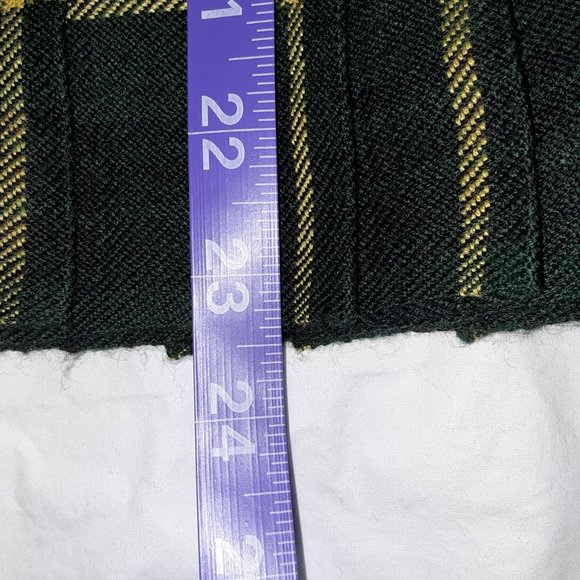 Scot Kilt Plaid, Modern Gordon Tartan: Green Blue Black Yellow, Ren Faire - Picture 8 of 14